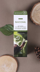 Jigott Black Snail Foam Cleansing 180ml (Korean)